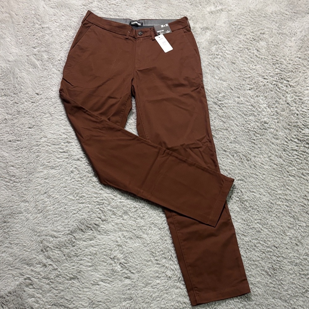 Express Men's Deep Brown Chinos